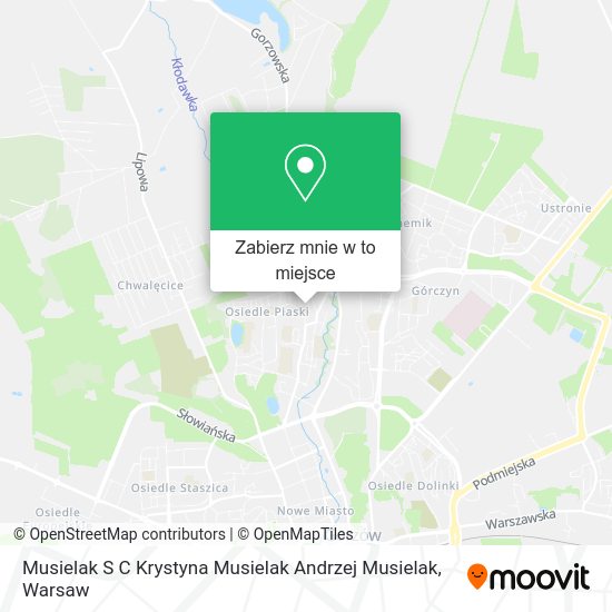 Mapa Musielak S C Krystyna Musielak Andrzej Musielak