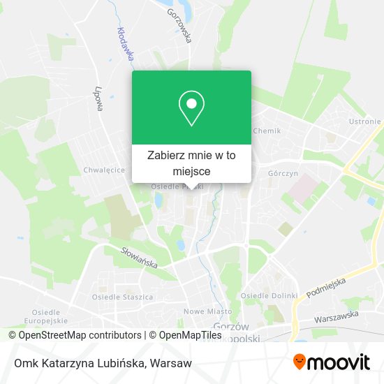 Mapa Omk Katarzyna Lubińska