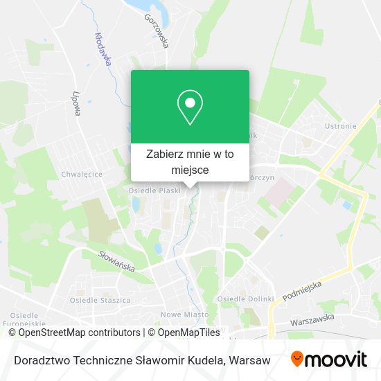 Mapa Doradztwo Techniczne Sławomir Kudela