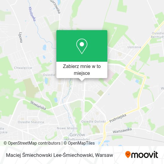 Mapa Maciej Śmiechowski Lee-Śmiechowski