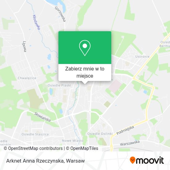 Mapa Arknet Anna Rzeczynska