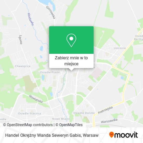 Mapa Handel Okrężny Wanda Seweryn Gabis