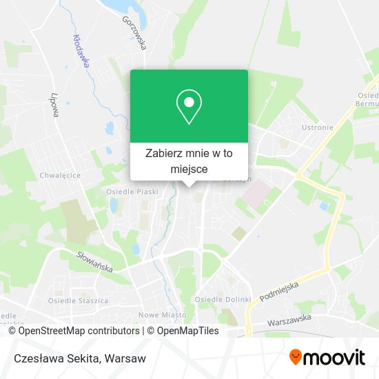 Mapa Czesława Sekita