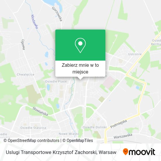 Mapa Uslugi Transportowe Krzysztof Zachorski