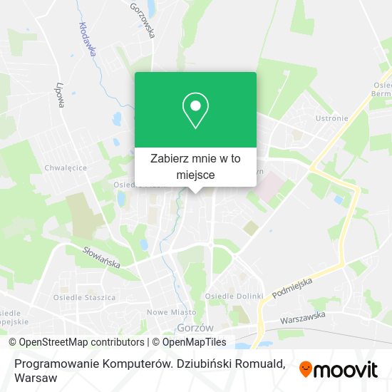 Mapa Programowanie Komputerów. Dziubiński Romuald