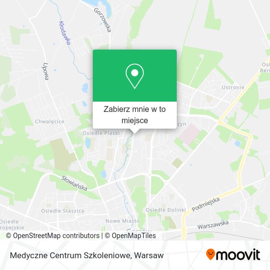 Mapa Medyczne Centrum Szkoleniowe