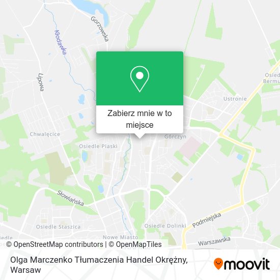 Mapa Olga Marczenko Tłumaczenia Handel Okrężny