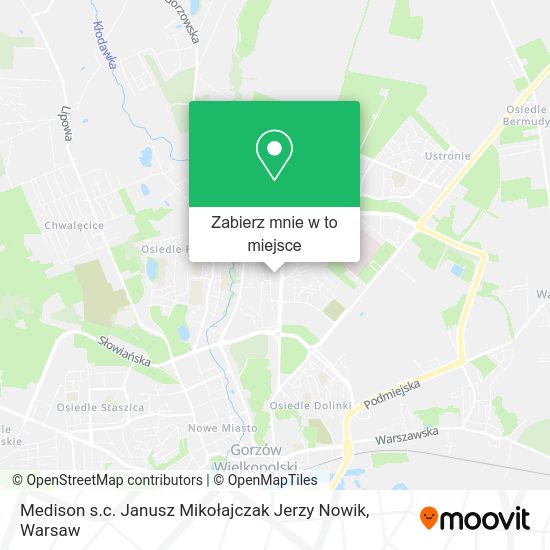 Mapa Medison s.c. Janusz Mikołajczak Jerzy Nowik