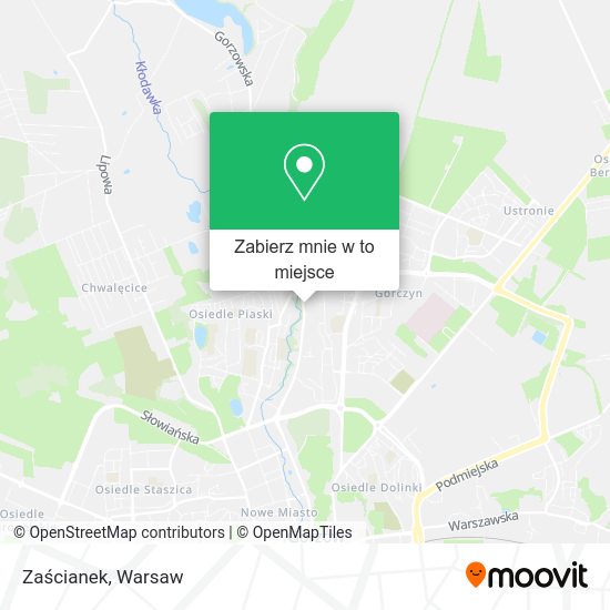 Mapa Zaścianek