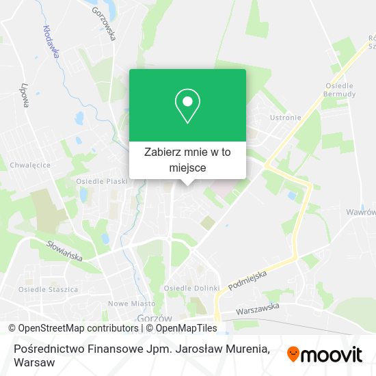 Mapa Pośrednictwo Finansowe Jpm. Jarosław Murenia