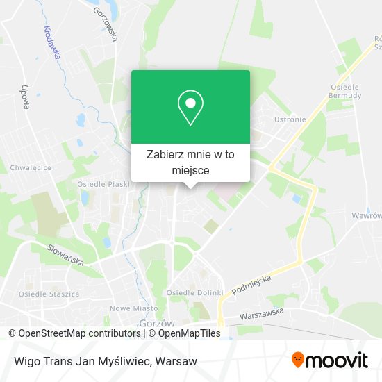 Mapa Wigo Trans Jan Myśliwiec