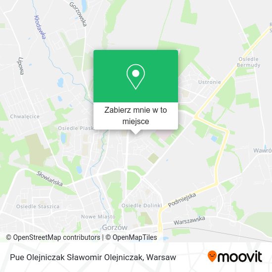 Mapa Pue Olejniczak Sławomir Olejniczak