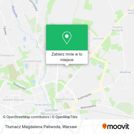 Mapa Tłumacz Magdalena Paliwoda