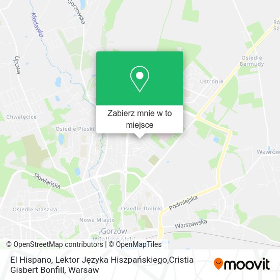 Mapa El Hispano, Lektor Języka Hiszpańskiego,Cristia Gisbert Bonfill