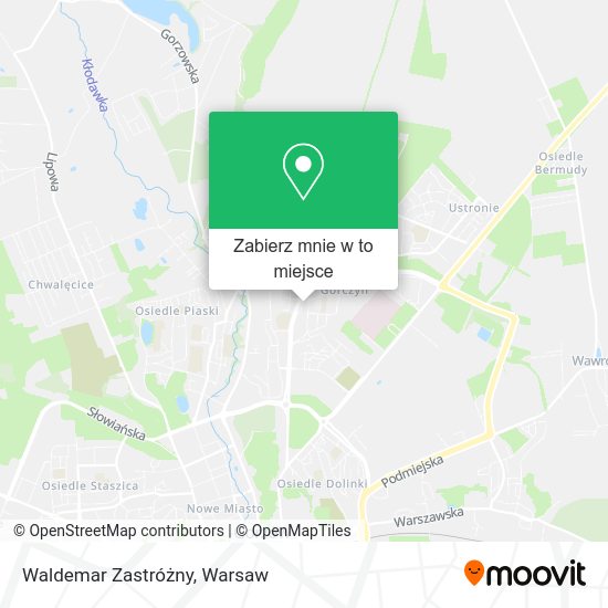 Mapa Waldemar Zastróżny