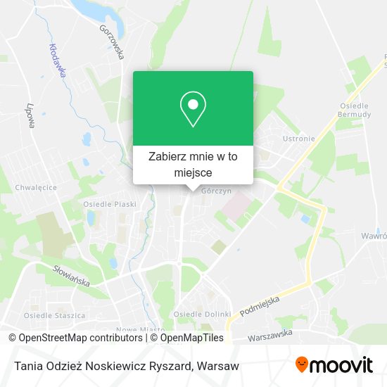 Mapa Tania Odzież Noskiewicz Ryszard