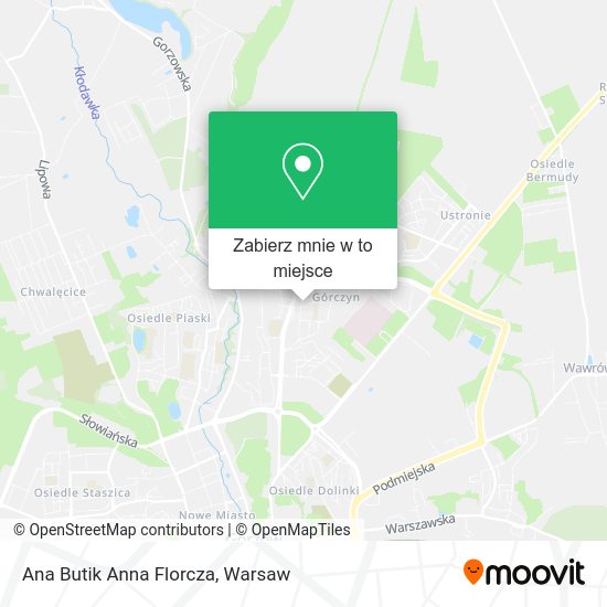 Mapa Ana Butik Anna Florcza