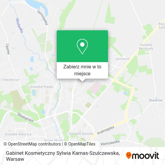 Mapa Gabinet Kosmetyczny Sylwia Karnas-Szulczewska