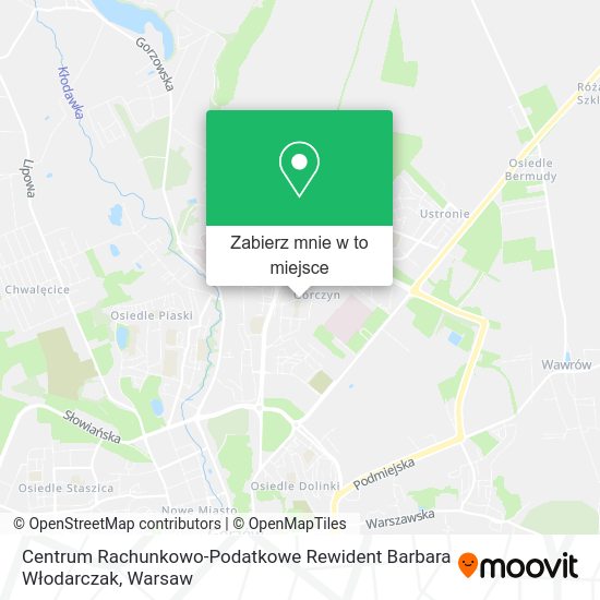 Mapa Centrum Rachunkowo-Podatkowe Rewident Barbara Włodarczak