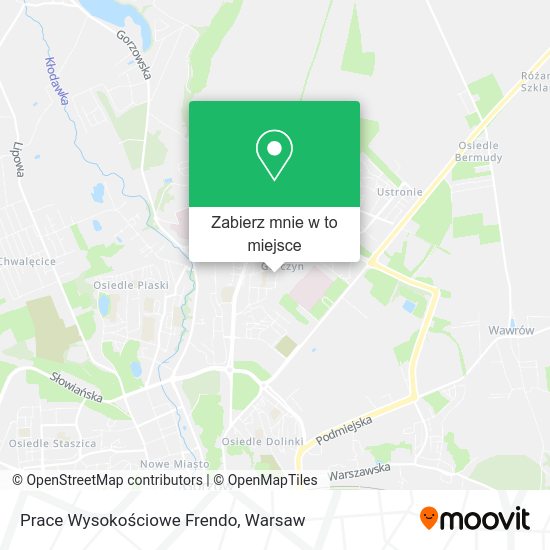 Mapa Prace Wysokościowe Frendo