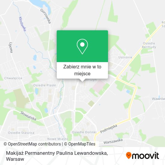 Mapa Makijaż Permanentny Paulina Lewandowska