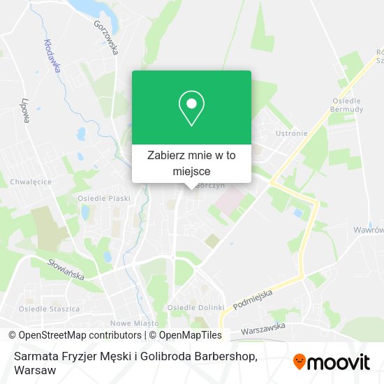 Mapa Sarmata Fryzjer Męski i Golibroda Barbershop