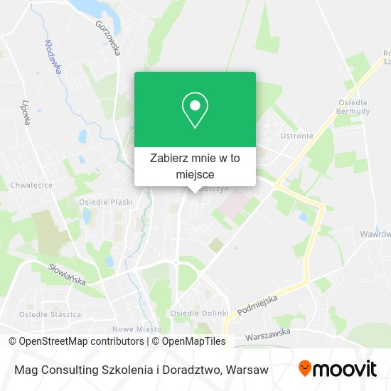 Mapa Mag Consulting Szkolenia i Doradztwo