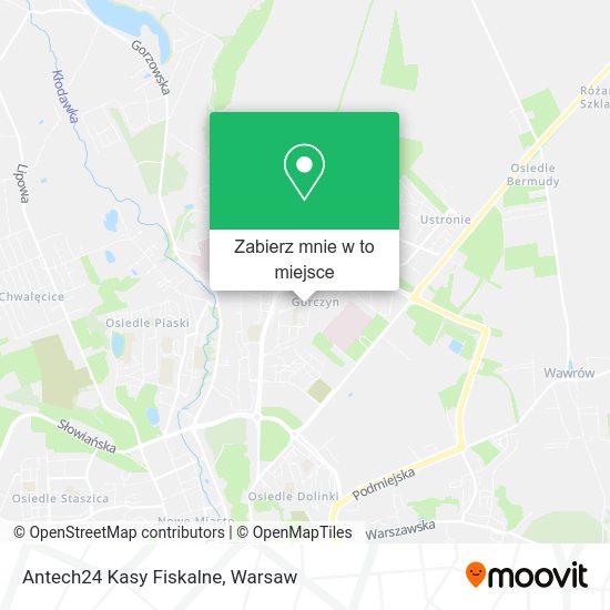 Mapa Antech24 Kasy Fiskalne