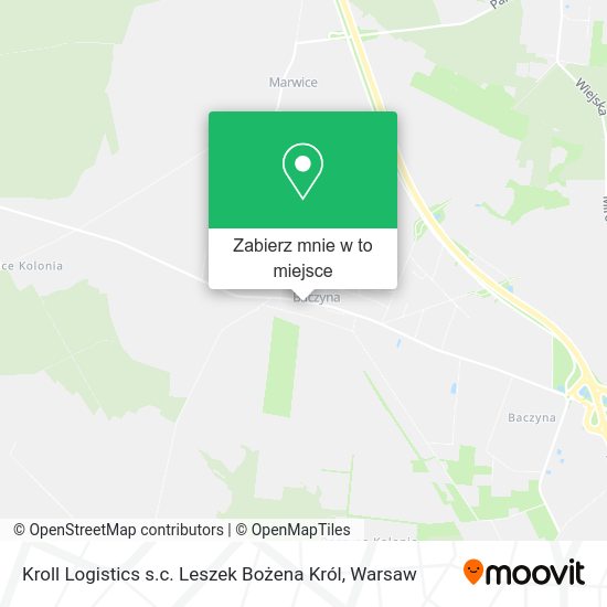 Mapa Kroll Logistics s.c. Leszek Bożena Król