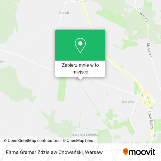 Mapa Firma Gramar Zdzisław Chowański