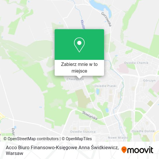 Mapa Acco Biuro Finansowo-Księgowe Anna Świdkiewicz