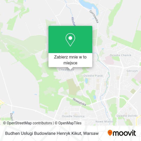 Mapa Budhen Usługi Budowlane Henryk Kikut