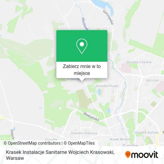 Mapa Krasek Instalacje Sanitarne Wojciech Krasowski