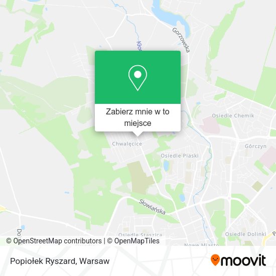 Mapa Popiołek Ryszard