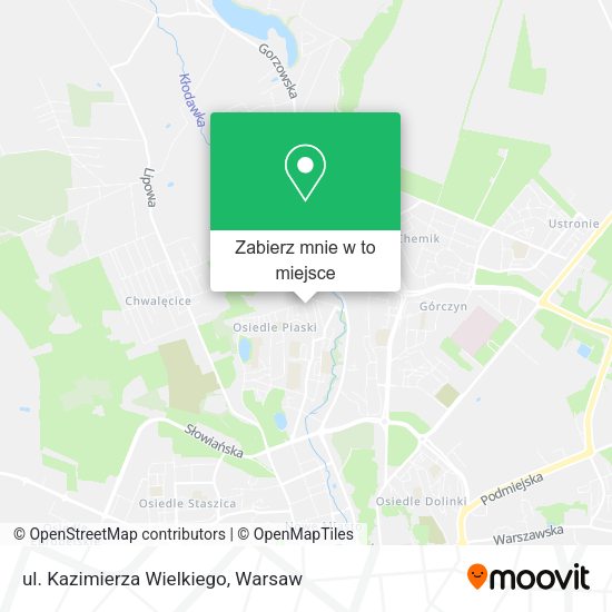 Mapa ul. Kazimierza Wielkiego