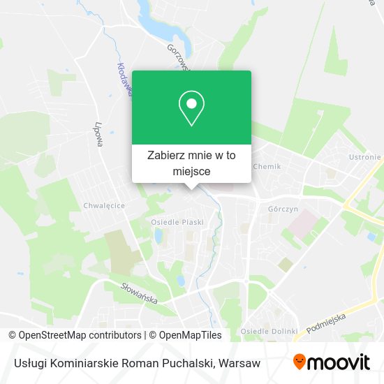 Mapa Usługi Kominiarskie Roman Puchalski