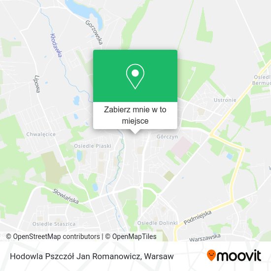 Mapa Hodowla Pszczół Jan Romanowicz