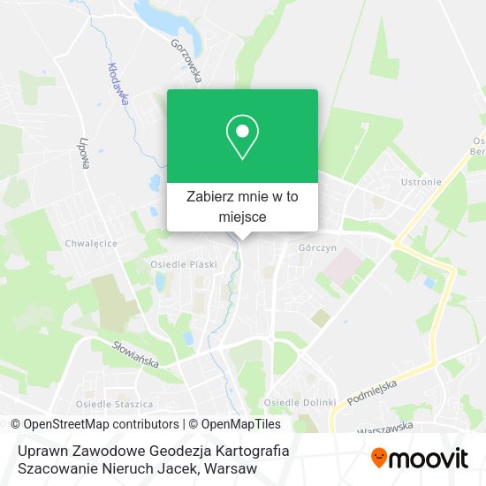 Mapa Uprawn Zawodowe Geodezja Kartografia Szacowanie Nieruch Jacek