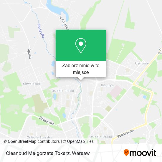 Mapa Cleanbud Małgorzata Tokarz