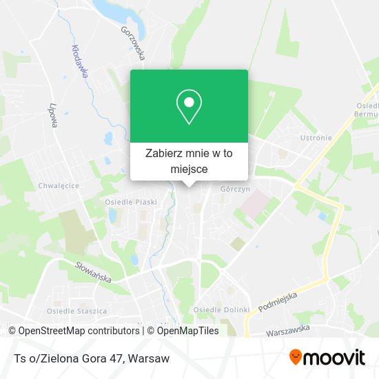 Mapa Ts o/Zielona Gora 47