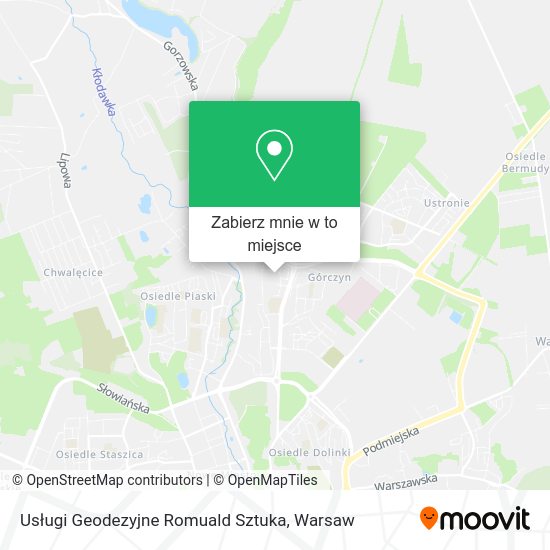 Mapa Usługi Geodezyjne Romuald Sztuka