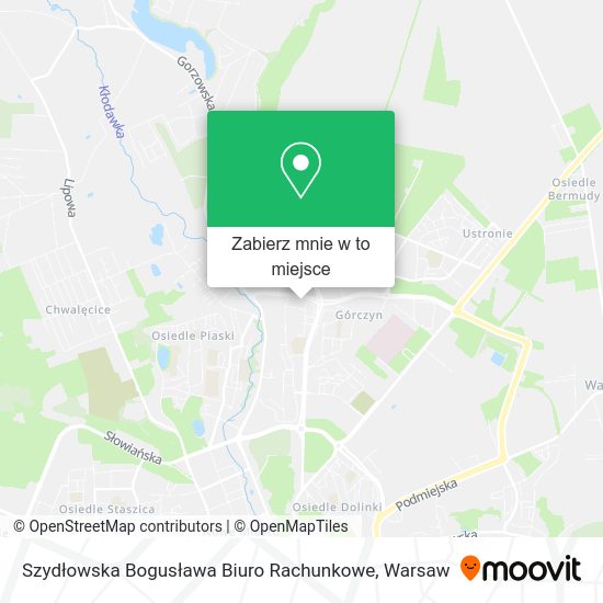 Mapa Szydłowska Bogusława Biuro Rachunkowe