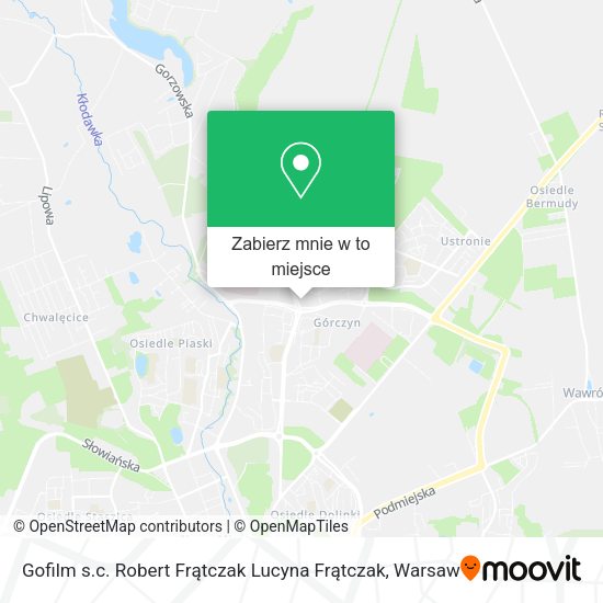 Mapa Gofilm s.c. Robert Frątczak Lucyna Frątczak