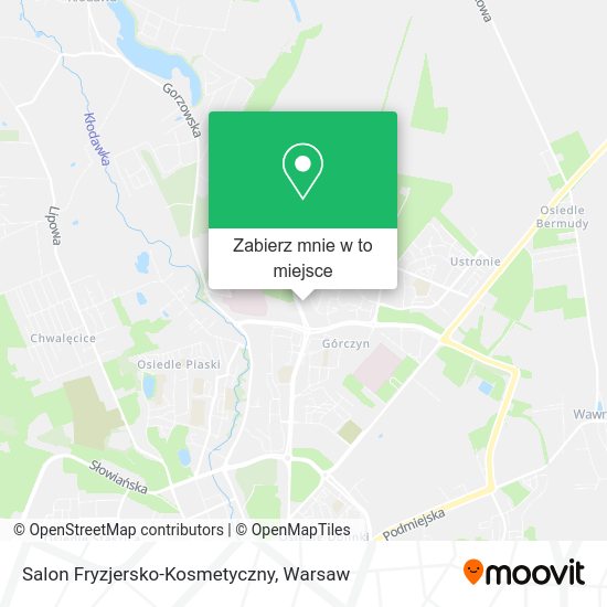 Mapa Salon Fryzjersko-Kosmetyczny