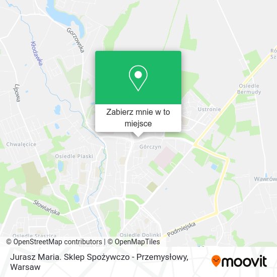 Mapa Jurasz Maria. Sklep Spożywczo - Przemysłowy