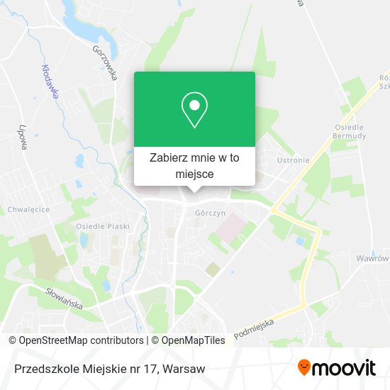 Mapa Przedszkole Miejskie nr 17