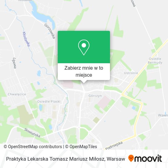 Mapa Praktyka Lekarska Tomasz Mariusz Miłosz