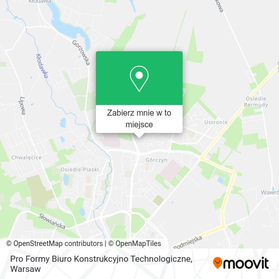 Mapa Pro Formy Biuro Konstrukcyjno Technologiczne