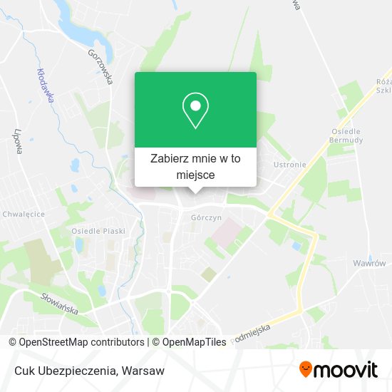 Mapa Cuk Ubezpieczenia