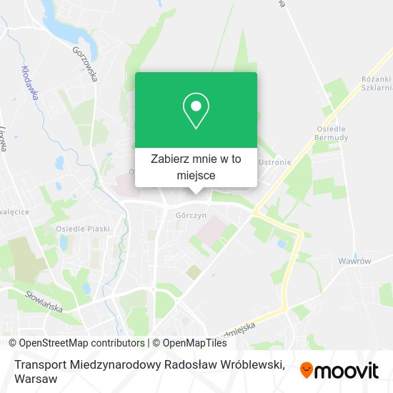 Mapa Transport Miedzynarodowy Radosław Wróblewski